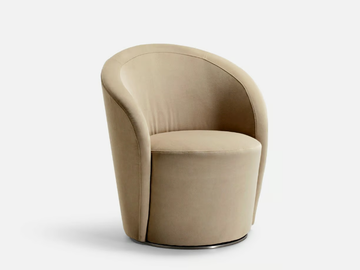 SPEAK EASY - Swivel armchair with fire retardant padding by La Cividina - view 2